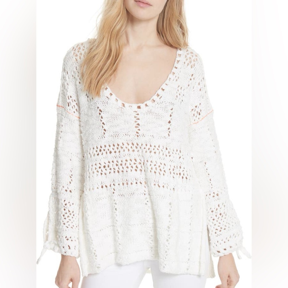 Free People | Boho Knit Tunic Sweater |